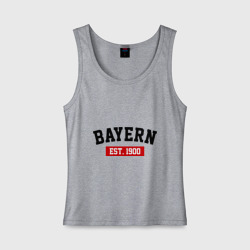 Женская майка хлопок FC Bayern Est. 1900