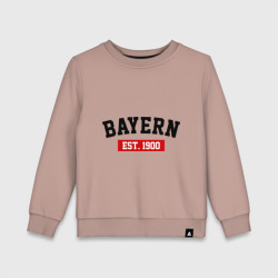 Детский свитшот хлопок FC Bayern Est. 1900