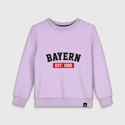 Детский свитшот хлопок FC Bayern Est. 1900