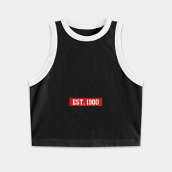 Женская укороченная майка-топ хлопок FC Bayern Est. 1900