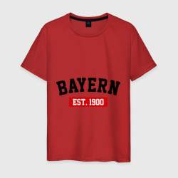 Мужская футболка хлопок FC Bayern Est. 1900