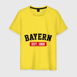 Мужская футболка хлопок FC Bayern Est. 1900