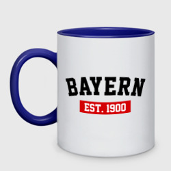 Кружка двухцветная FC Bayern Est. 1900