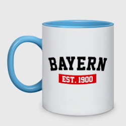 Кружка двухцветная FC Bayern Est. 1900