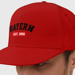 Кепка снепбек с прямым козырьком FC Bayern Est. 1900