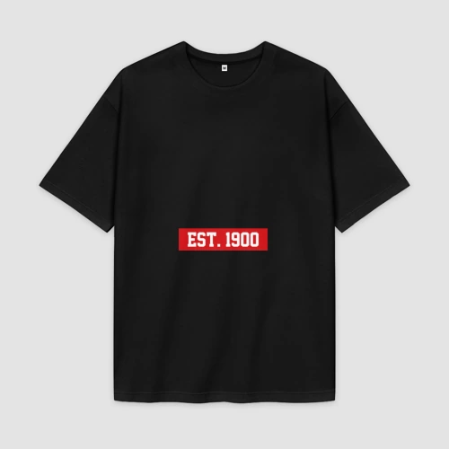 Мужская футболка Oversize хлопок premium FC Bayern Est. 1900
