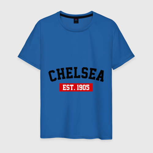 Мужская футболка хлопок FC Chelsea Est. 1905 Фото 01 Мужская футболка хлопок FC Chelsea Est. 1905 Фото 01