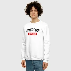 Мужской свитшот хлопок FC Liverpool Est. 1892 - фото 2