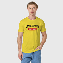 Мужская футболка хлопок FC Liverpool Est. 1892 - фото 2