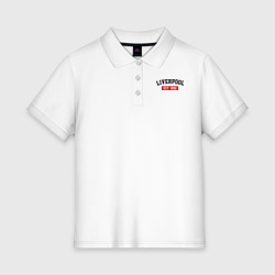Женское поло хлопок FC Liverpool Est. 1892