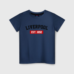 Детская футболка хлопок FC Liverpool Est. 1892