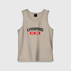 Детская майка хлопок FC Liverpool Est. 1892