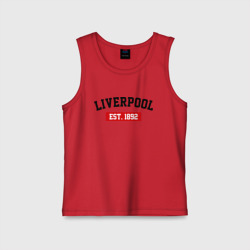 Детская майка хлопок FC Liverpool Est. 1892