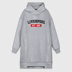 Платье-худи хлопок FC Liverpool Est. 1892