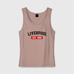 Женская майка хлопок FC Liverpool Est. 1892