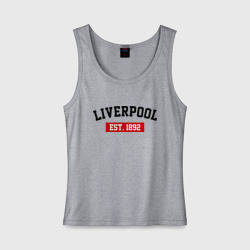 Женская майка хлопок FC Liverpool Est. 1892