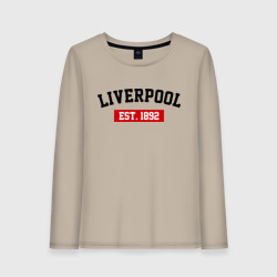 Женский лонгслив хлопок FC Liverpool Est. 1892