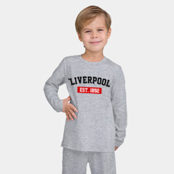 Детская пижама с лонгсливом хлопок FC Liverpool Est. 1892 - фото 2