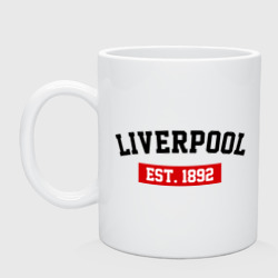 Кружка керамическая FC Liverpool Est. 1892