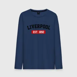 Мужской лонгслив хлопок FC Liverpool Est. 1892