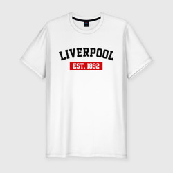 Мужская футболка хлопок Slim FC Liverpool Est. 1892
