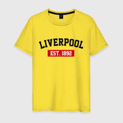 Мужская футболка хлопок FC Liverpool Est. 1892