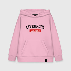 Детская толстовка хлопок FC Liverpool Est. 1892