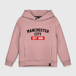 Детское худи Oversize хлопок FC Manchester City Est. 1880