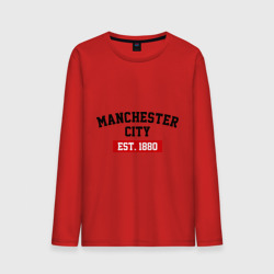 Мужской лонгслив хлопок FC Manchester City Est. 1880