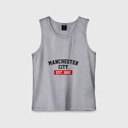 Детская майка хлопок FC Manchester City Est. 1880