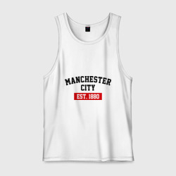 Мужская майка хлопок FC Manchester City Est. 1880