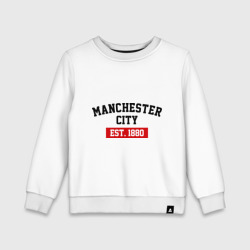 Детский свитшот хлопок FC Manchester City Est. 1880