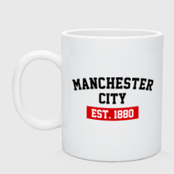 Кружка керамическая FC Manchester City Est. 1880