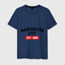 Мужская футболка хлопок FC Manchester City Est. 1880