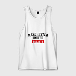 Мужская майка хлопок FC Manchester United Est. 1878