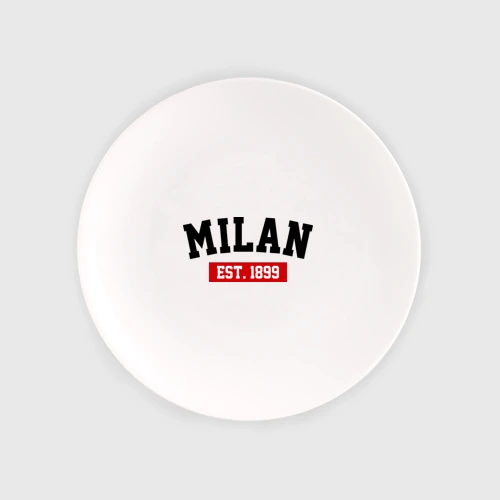 Тарелка FC Milan Est. 1899