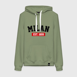 Женская толстовка хлопок FC Milan Est. 1899