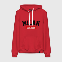 Женская толстовка хлопок FC Milan Est. 1899