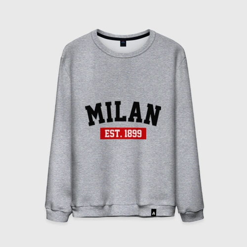 Мужской свитшот хлопок FC Milan Est. 1899