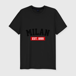 Мужская футболка хлопок Slim FC Milan Est. 1899