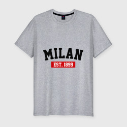 Мужская футболка хлопок Slim FC Milan Est. 1899