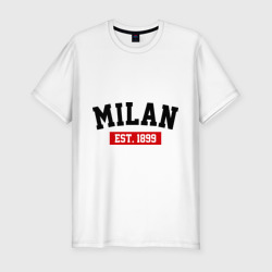 Мужская футболка хлопок Slim FC Milan Est. 1899
