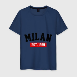 Мужская футболка хлопок FC Milan Est. 1899