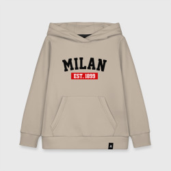 Детская толстовка хлопок FC Milan Est. 1899