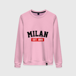 Женский свитшот хлопок FC Milan Est. 1899