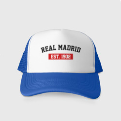 Кепка тракер с сеткой FC Real Madrid Est. 1902