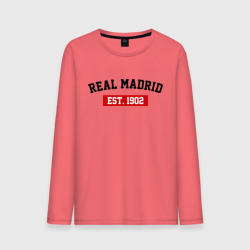 Мужской лонгслив хлопок FC Real Madrid Est. 1902