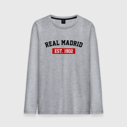 Мужской лонгслив хлопок FC Real Madrid Est. 1902