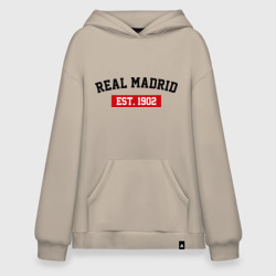 Худи SuperOversize хлопок FC Real Madrid Est. 1902