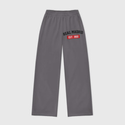 Женские брюки oversize без начеса хлопок FC Real Madrid Est. 1902